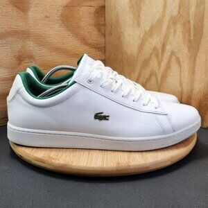 Lacoste Hydez Mens White Low Top Sneakers Size 13